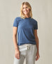 Women's Vintage Crew Tee - Washed Marine Navy
